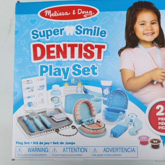 NEW Melissa & Doug Dentist Dental Pretend Play Teeth Set 25-piece Includes set o - Picture 14 of 15